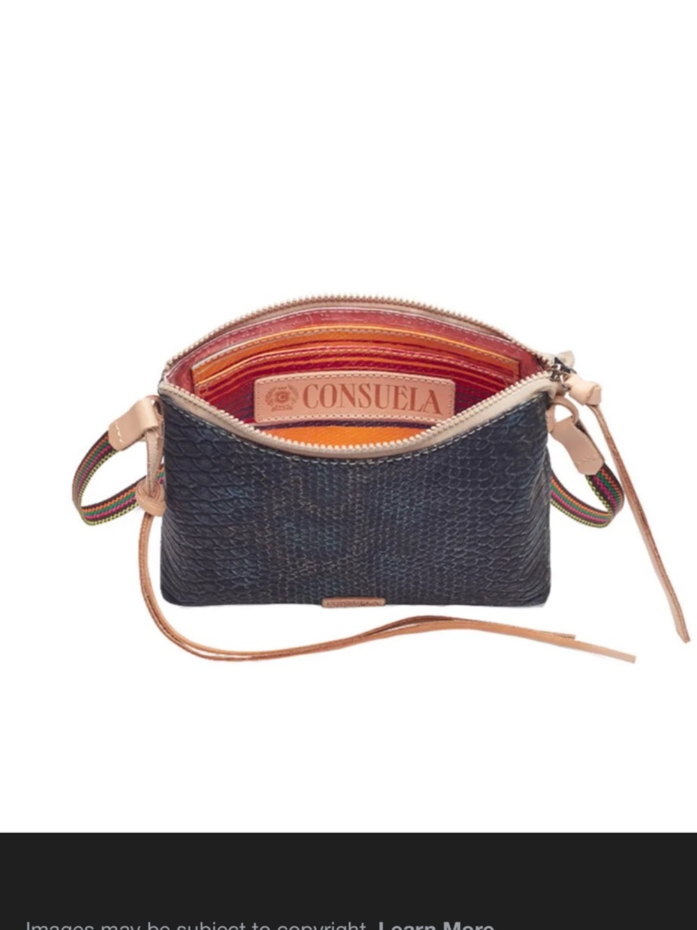 Consuela Rattler Crossbody 8x5 zip closure - Picture 4 of 8